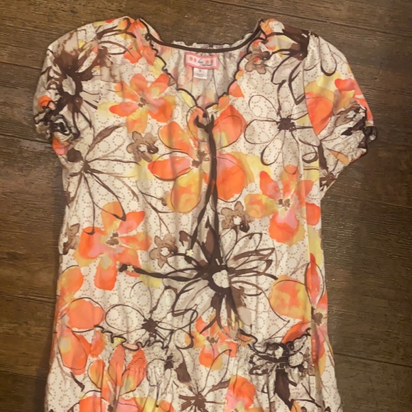 Koi scrub top
